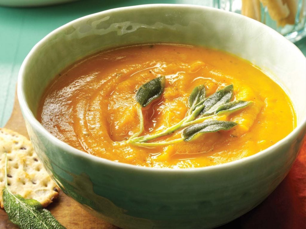 Creamy Butternut Squash Sage Soup