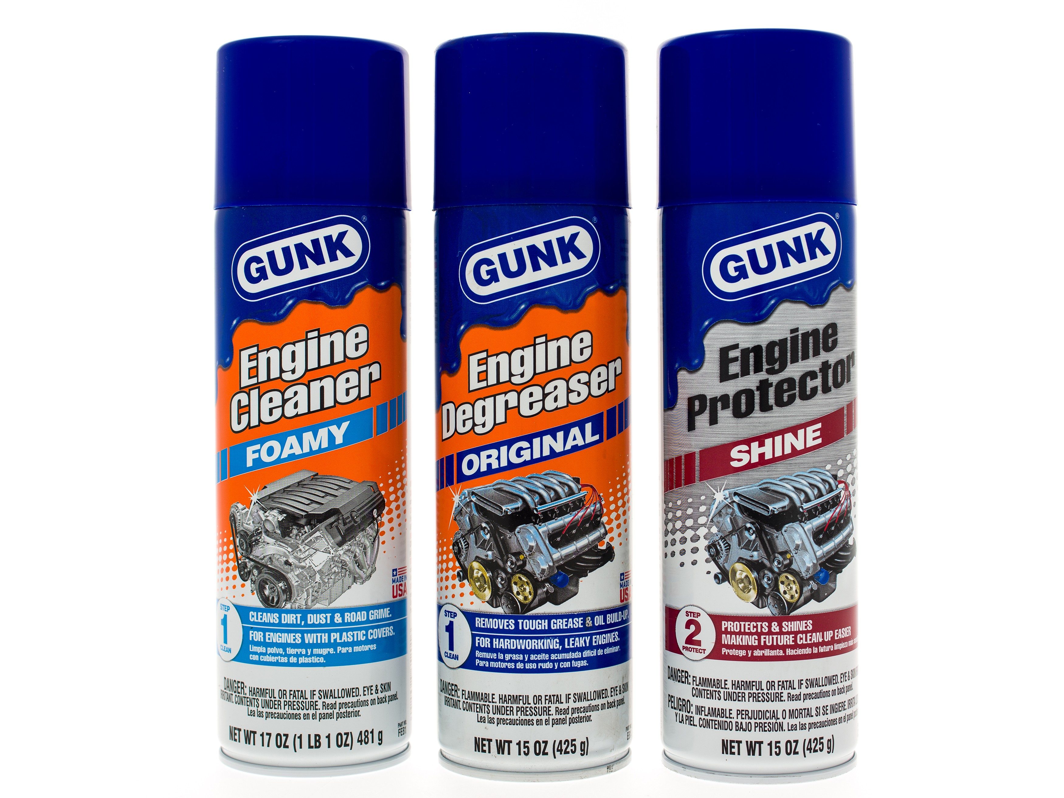 How to Degrease an Engine with GUNK Foamy Cleaner