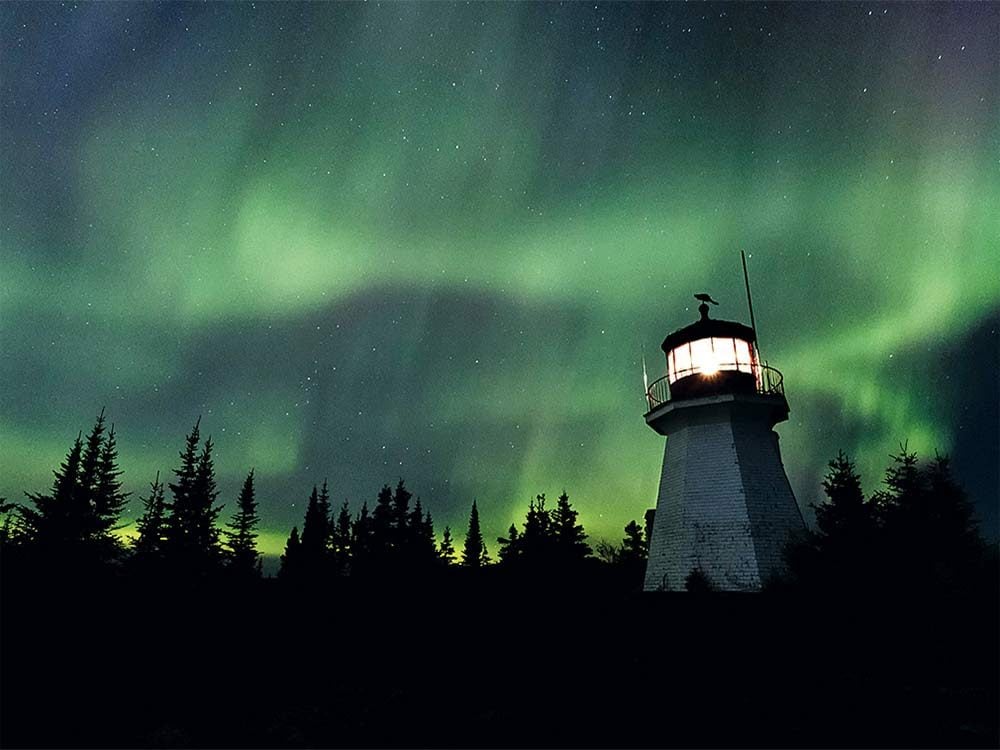 Northern Lights (Aurora Borealis) in Slate Islands