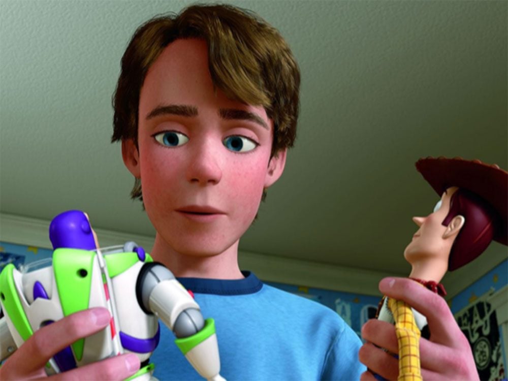 andy toy story 1 and 4