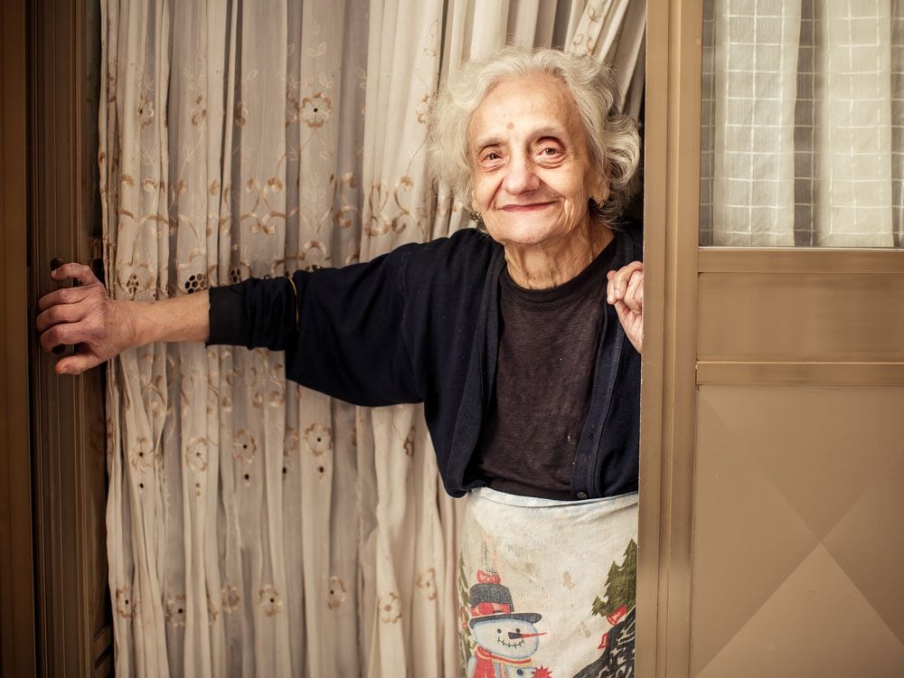 Elderly Italian woman