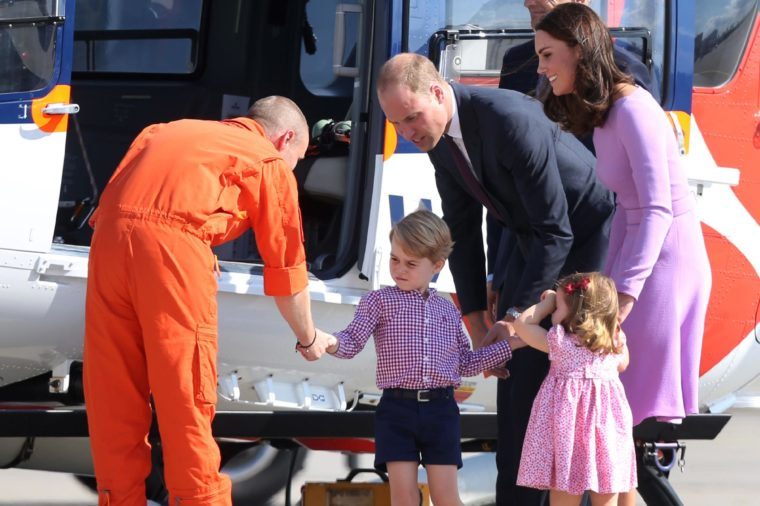 Royals outside Kensington Palace