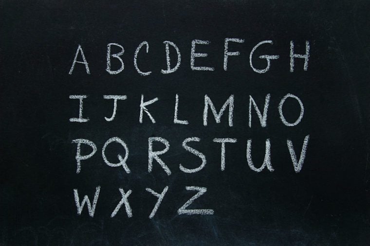 chalk meaning in english