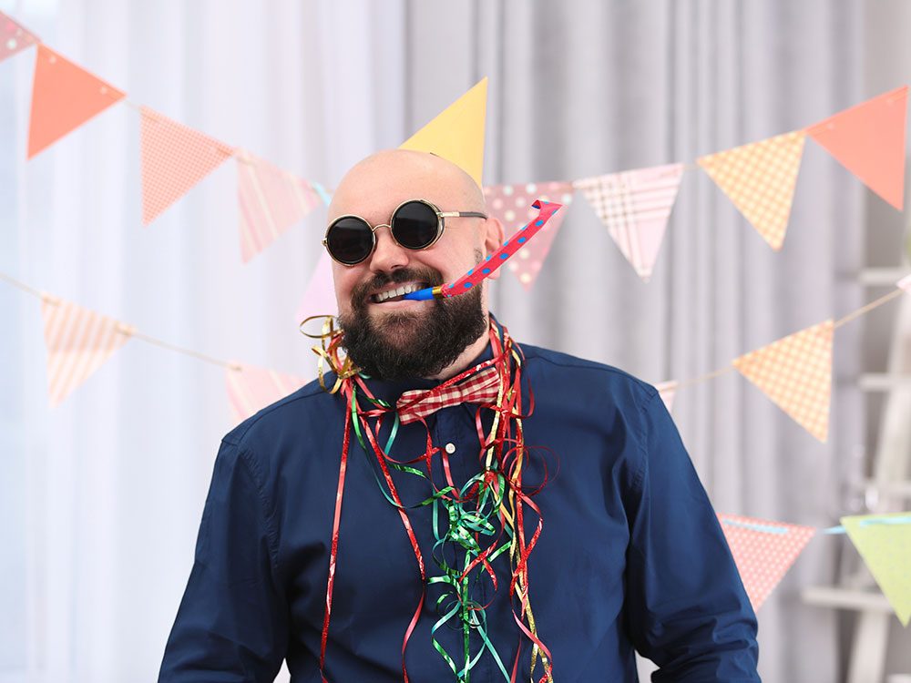 Birthday jokes - bald guy