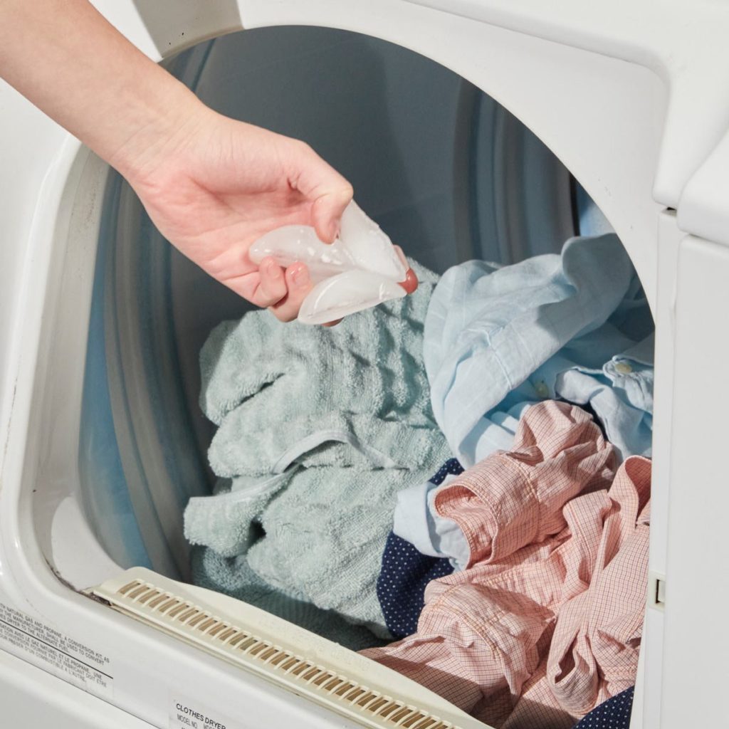 can you put a bleached shirt in the dryer