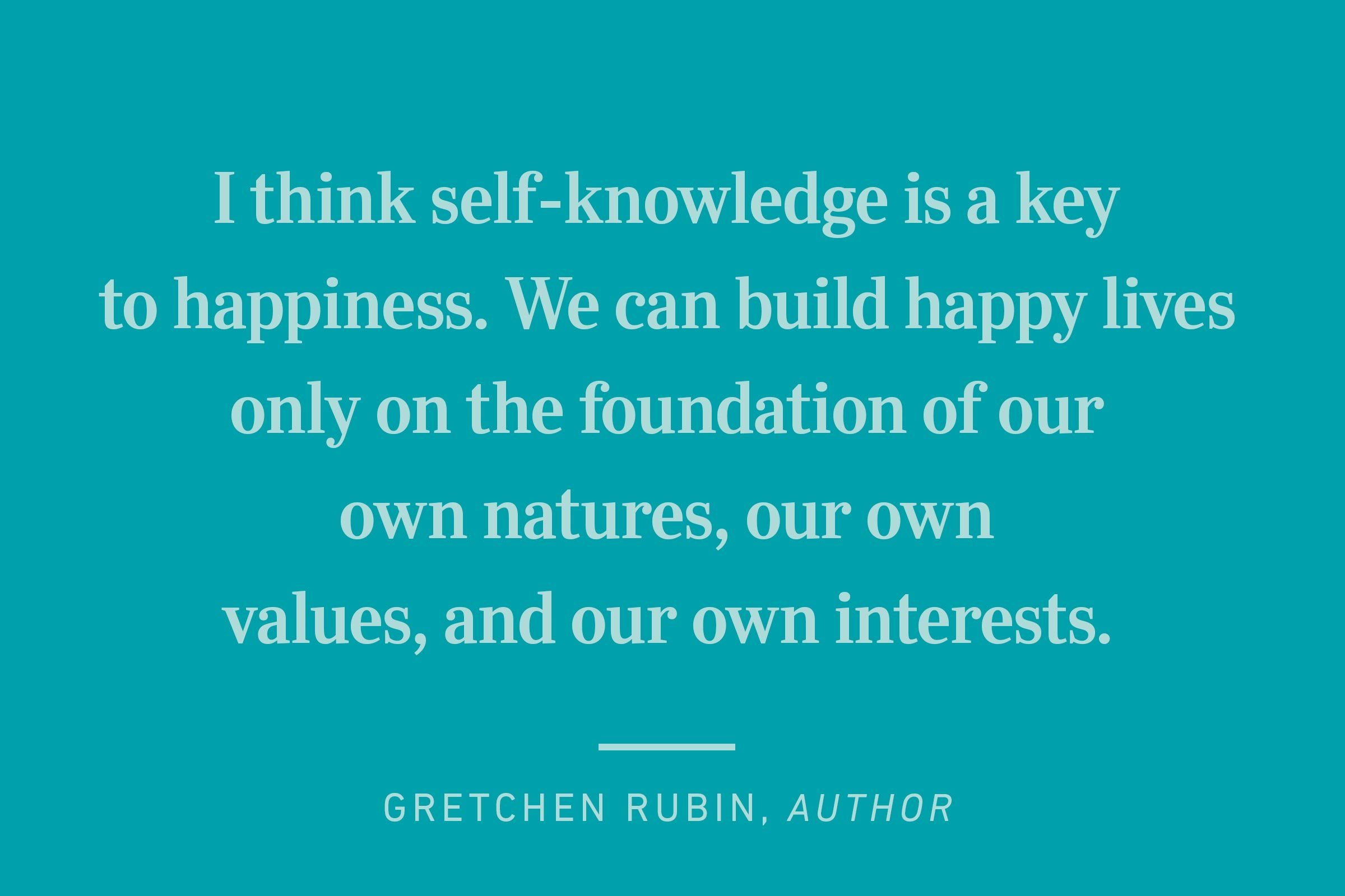 gretchen rubin happiness quote