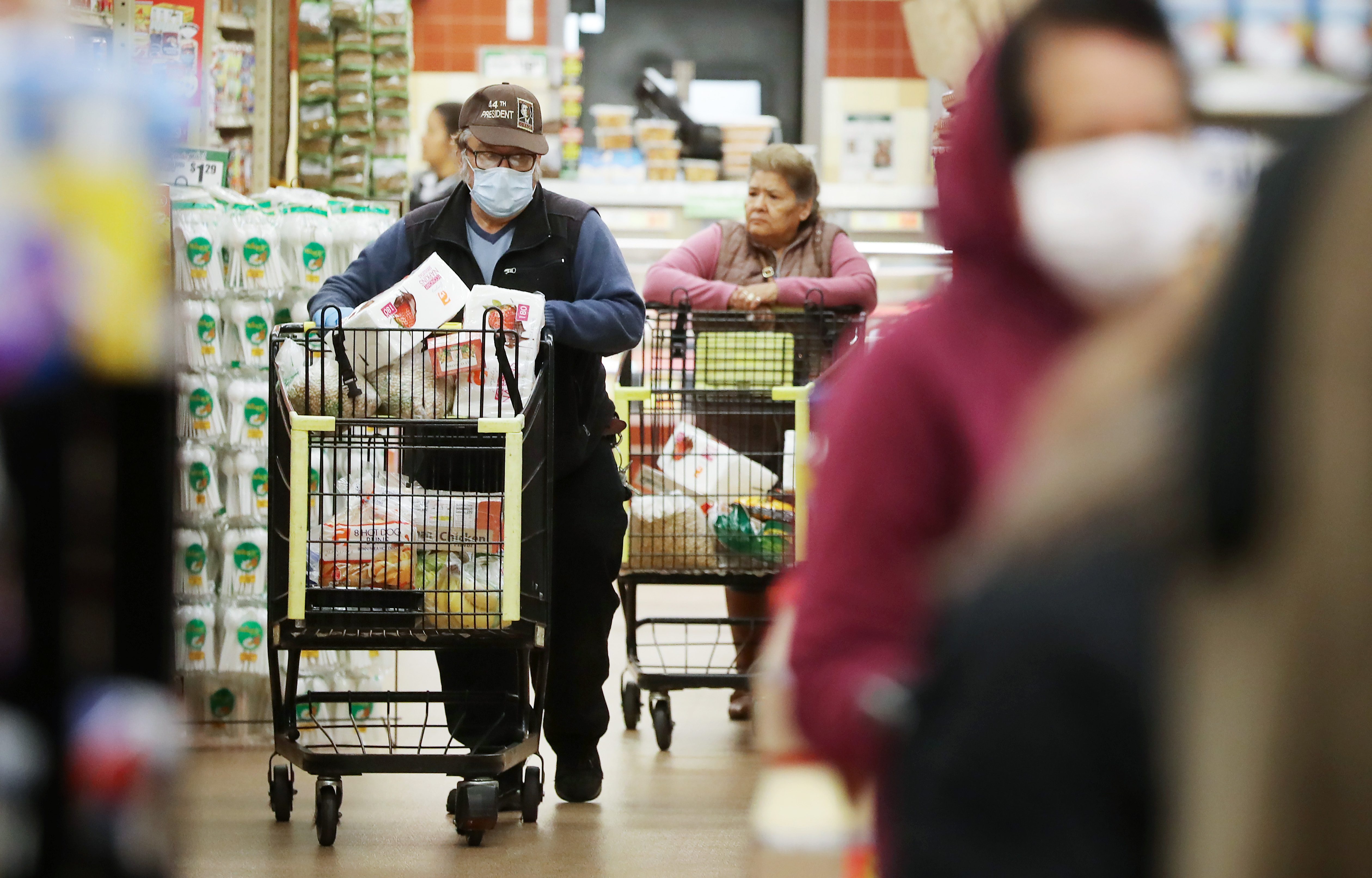 Stores Offer Shopping Times For Elderly And Vulnerable Citizens To Protect Against Coronavirus Transmission