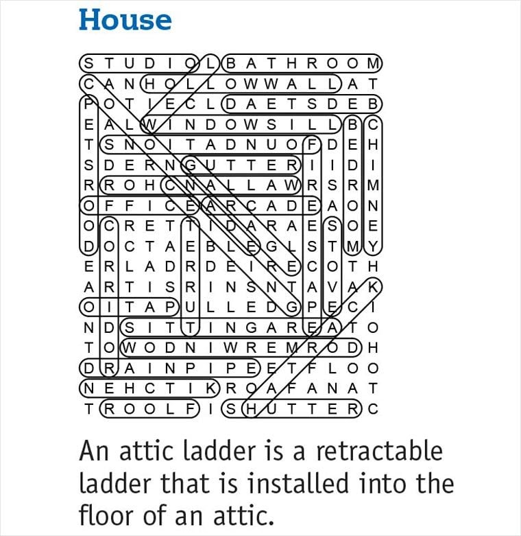 La Casa Word Search Answer Key