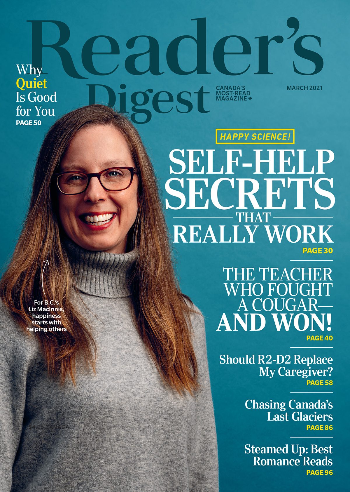 Inside the March 2021 Issue of Reader's Digest Canada Reader's Digest