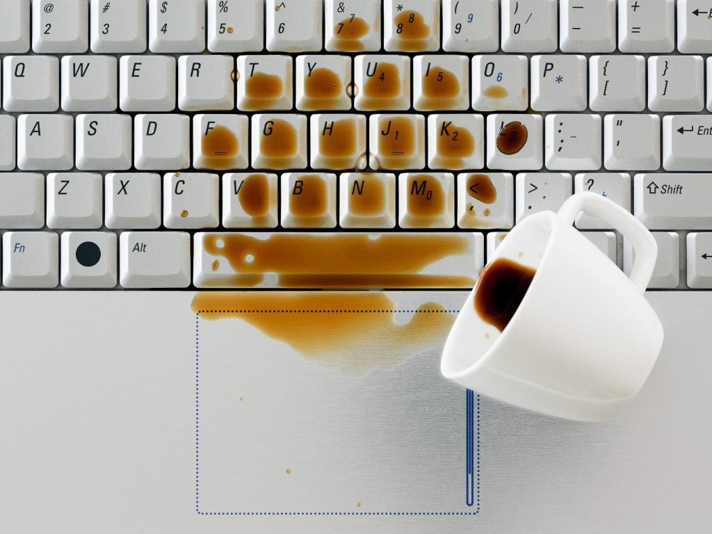 What To Do If You Spill Coffee On Your Laptop   AdvisorBIT