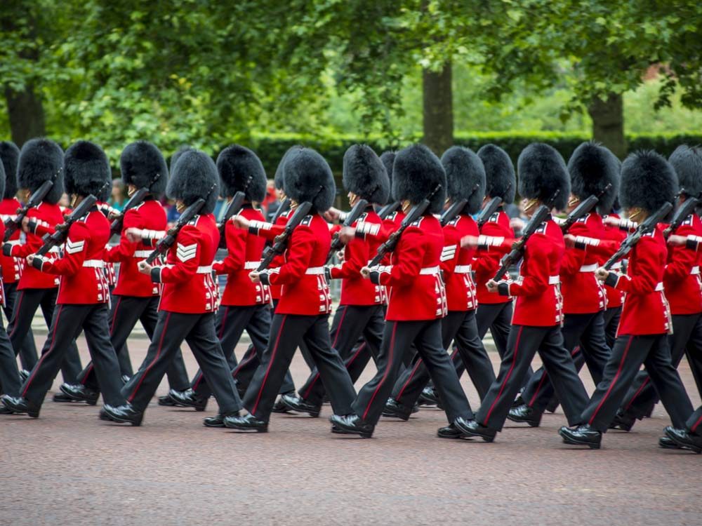 queen's guard figurine